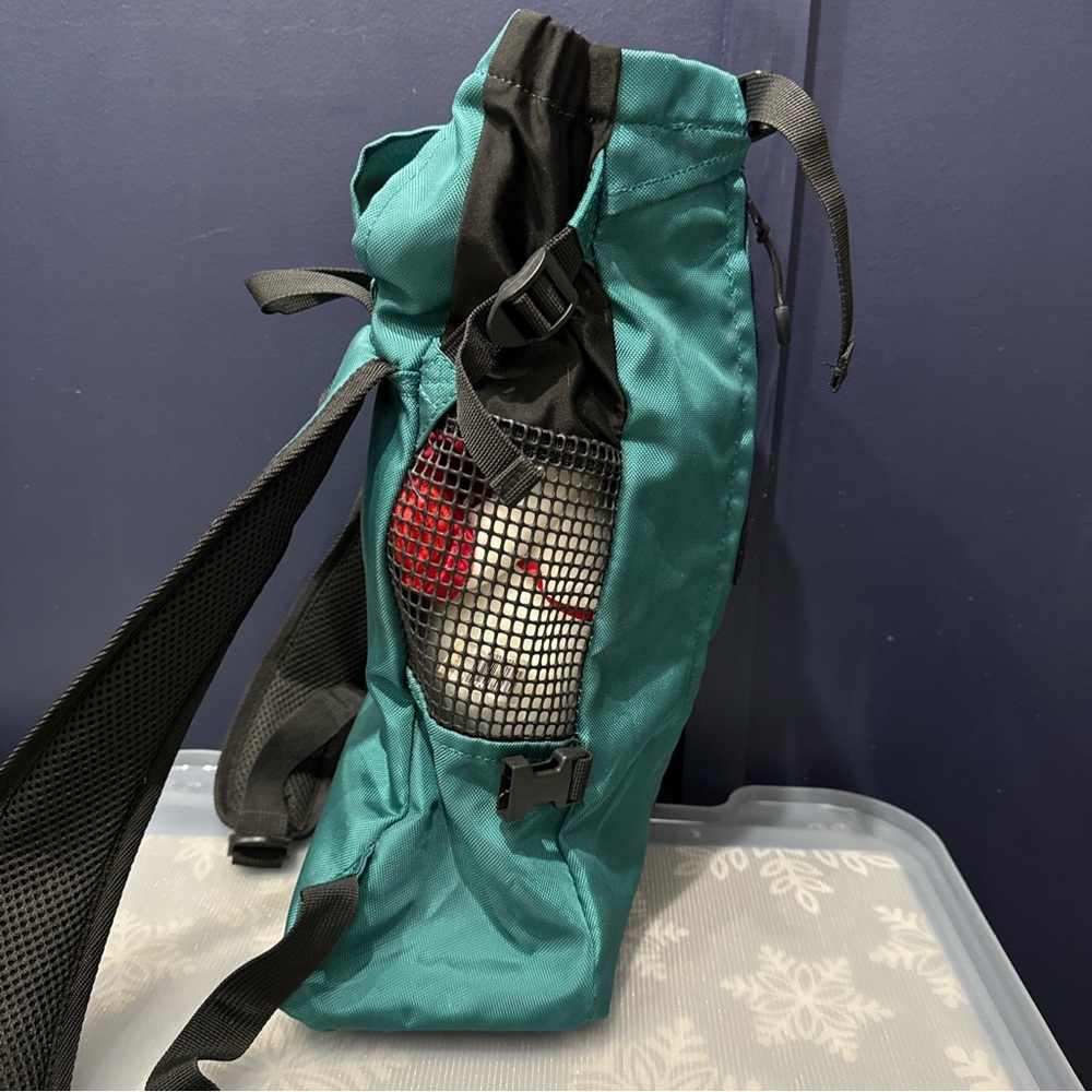 K9 Sport Sack Trainer Dog Backpack Carrier hike Teal for Small Dogs toy poodle - Picture 8 of 16